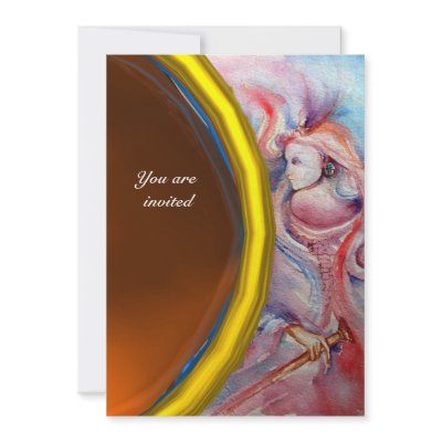 AVALON , gem orange Invitation by AiLartworks