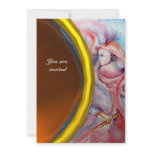 AVALON , gem orange invitations