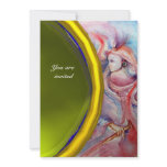 AVALON , gem yellow invitations