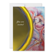 AVALON , gem yellow Invitation