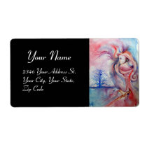 AVALON ,Magic and Mystery,black Personalized Shipping Labels