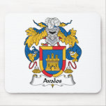 Avalos Family Crest Mouse Pads