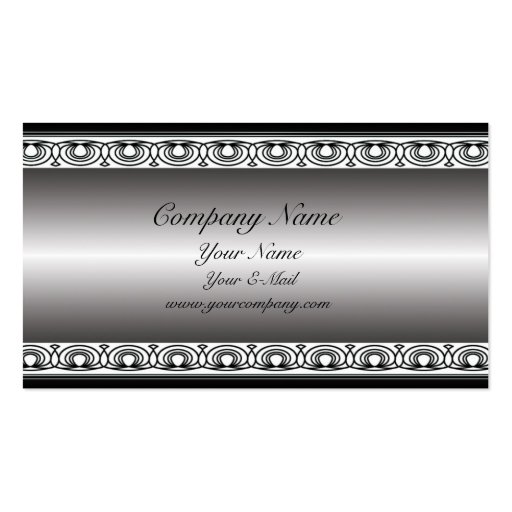 Avant Garde Business Card Template (front side)