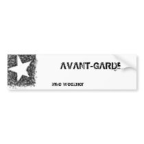 Avant-Garde Long Sticker Bumper Sticker