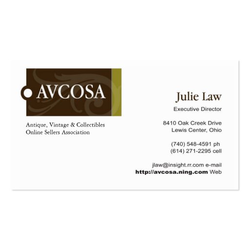 AVCOSA Business Card