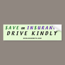 $AVE-IN$DK bumper stickers by gridlocksmith $AVE-IN$DK bumper stickers