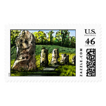 Avebury Stones Postage Stamp