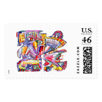 Avechuchos Precolombinos postage by Alejandro Avechuchos Precolombinos postage