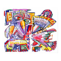Avechuchos Precolombinos posters