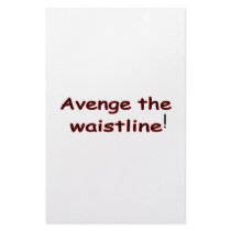 Avenge The Waistline stationery