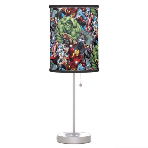 Avengers Classics Hulk Leading Avengers Table Lamp Zazzle