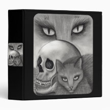 Avenida gótica del arte del gato de la fantasía de
