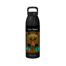 Aventura del lobo botella de beber