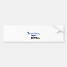 Aventura Florida City Classic Bumper Sticker