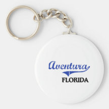 Aventura Florida City Classic Key Chain
