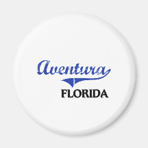 Aventura Florida City Classic Refrigerator Magnet