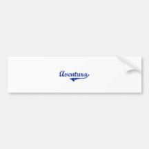 Aventura Florida Classic Design Bumper Stickers