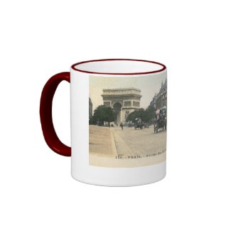 Avenue du Bois de Boulogne, Paris Vintage mug