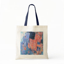Avenue in the Rain by Frederick Childe Hassam Canvas Bags