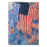 Avenue in the Rain by Frederick Childe Hassam Cards