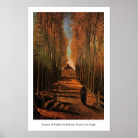 Avenue of Poplars in Autumn, Vincent van Gogh.  Im Posters