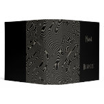 Avery Binder Black & White Style Abstract Print A