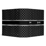 Avery Binder Black & White Style CrissCross Dotty