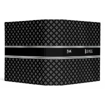 Avery Binder Black & White Style CrissCross Dotty binders