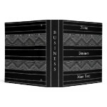 Avery Binder Black &amp; White Style Diamond Stripe