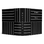 Avery Binder Black & White Style Stripe