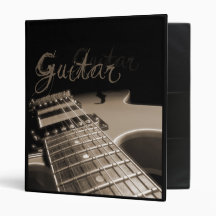 Avery Binder Electric Guitar 2 - Brown