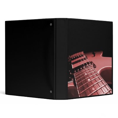 Avery Binder Electric Guitar Close Up - Red by VoxPhotography