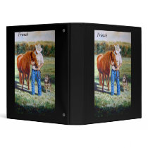 Avery Binder, Friends, Painting of a Cowboy with h