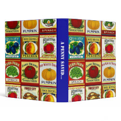 Avery Binder Retro CAN LABELS Shopper Coupon Saver binder