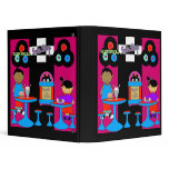 Avery Binder Retro Rock'n'Roll Soda Shop Kids