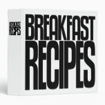 Avery Binder, Tall Skinny Text, Breakfast Recipes
