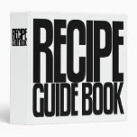 Avery Binder, Tall Skinny Text, Recipe Guide Book