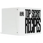 Avery Binder, Tall Skinny Text, Top Secret Recipes
