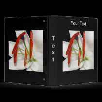 Avery Binder Template Lily Flower