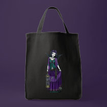 "Avery" Gothic Angel Bird Cage Tote Bag bags