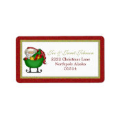 Avery Santa Address Label label