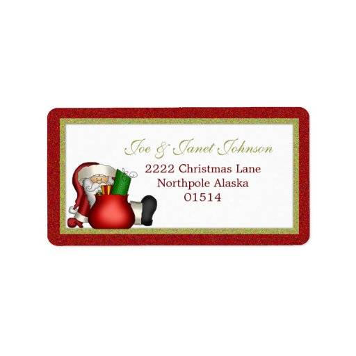 clipart for address labels for christmas - photo #14