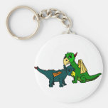 Avi and Peck Key Chain