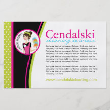 Aviador del servicio de la limpieza flyer personalizado