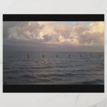 Aviadores de la puesta del sol 1 de Shorncliffe Tarjeton