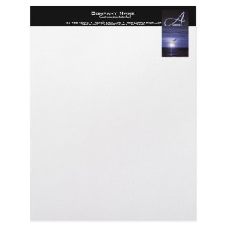 Aviation flying office business marketing letterhead