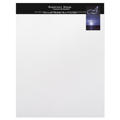 Aviation flying office business marketing custom letterhead by corporateworld