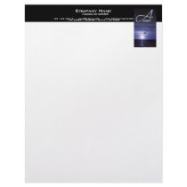 Aviation flying office business marketing custom letterhead