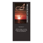 Aviation flying pilots business marketing custom rack cards
