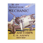 Aviation Mechanic Post Card